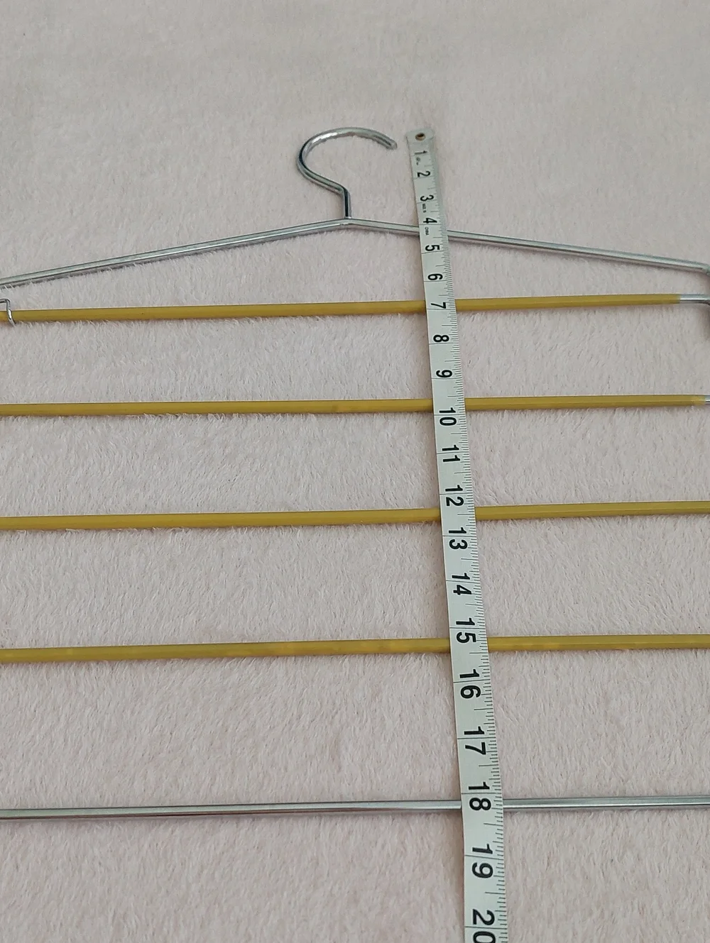 Set of Two 4-tier Swing-Arm Metal Pant Hangers NWOT